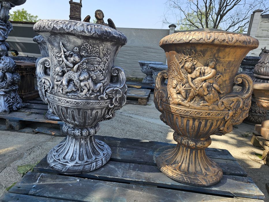 Vaza din beton,ghiveci din beton,jardiniera din beton