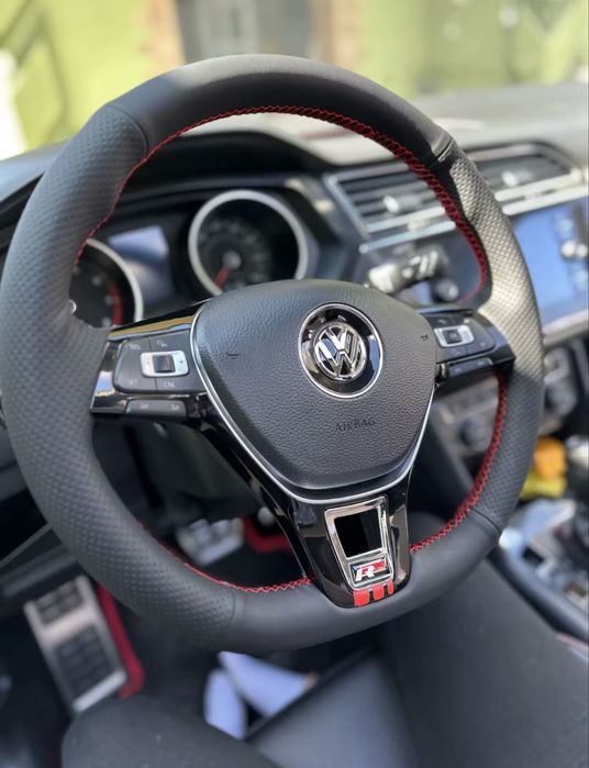 Husa volan VW Golf 7 Mk7 Touran Up New Polo Jetta Passat B8, Golf