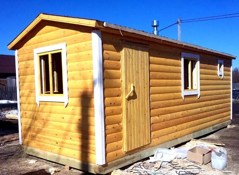 Баня вагончик фото Баня вагончик фото