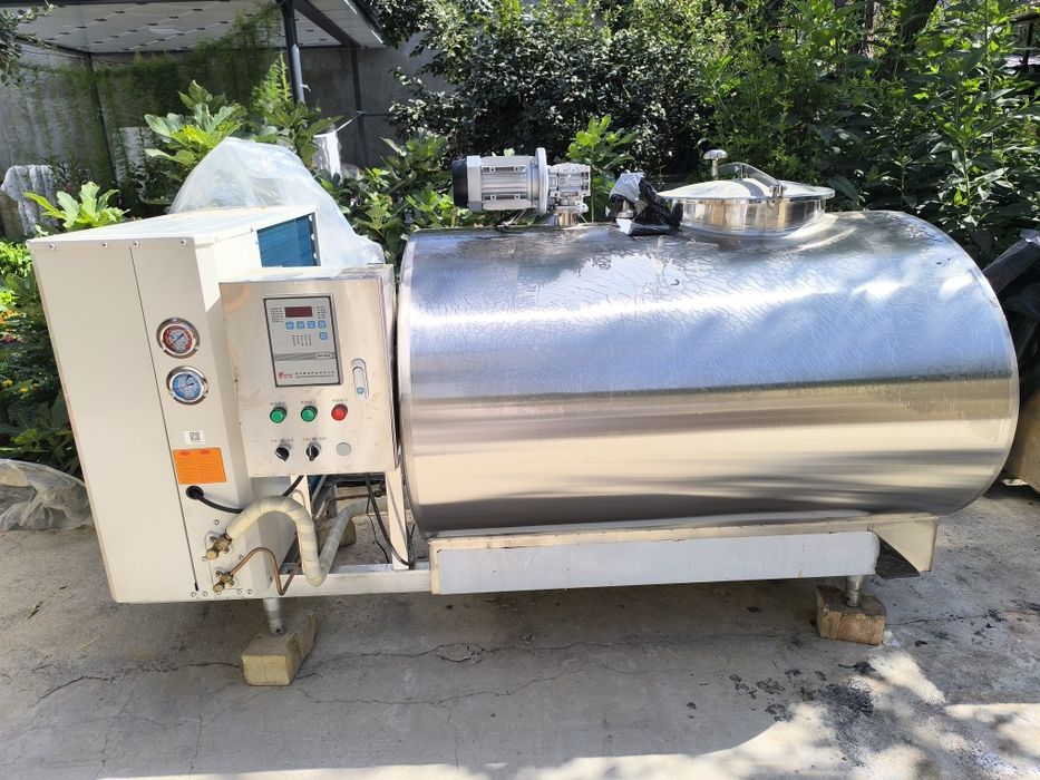 Сут совутиш, Танк охладитель молоко