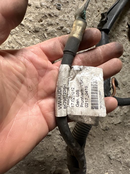 Cablu plus alternator electromotor audi a4 b8 b8.5 2.0