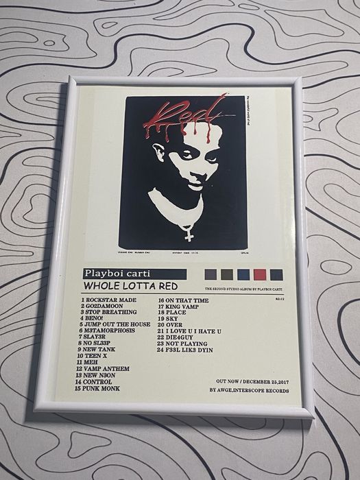 Tablou cu Playboi carti