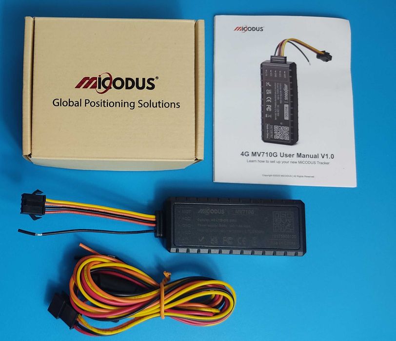 4G GPS тракер, отваряне на врата, превишена скорост, предплатена СИМ