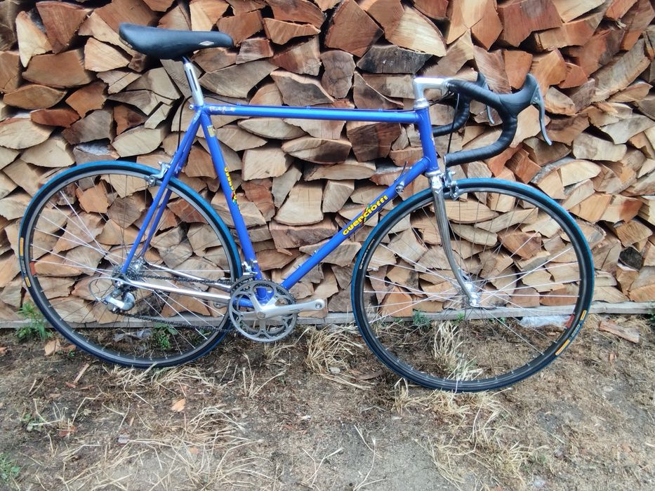 Cursiera Guerciotti, Columbus SL, Cinelli, 600 tricolor, Record, Rolls