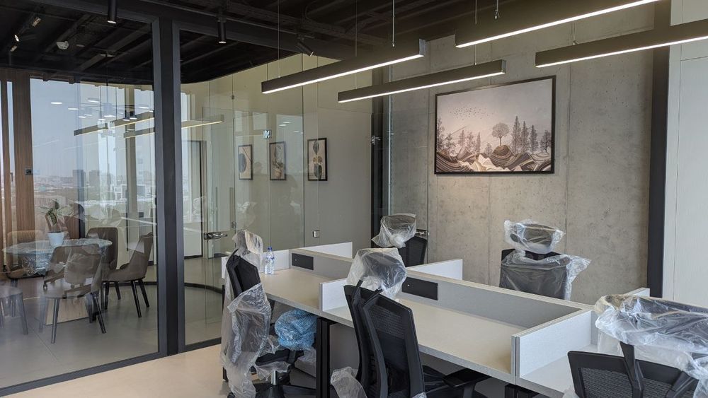 Аренда готовый офис с мебелью и техникой в Nestone, Tashkent city.