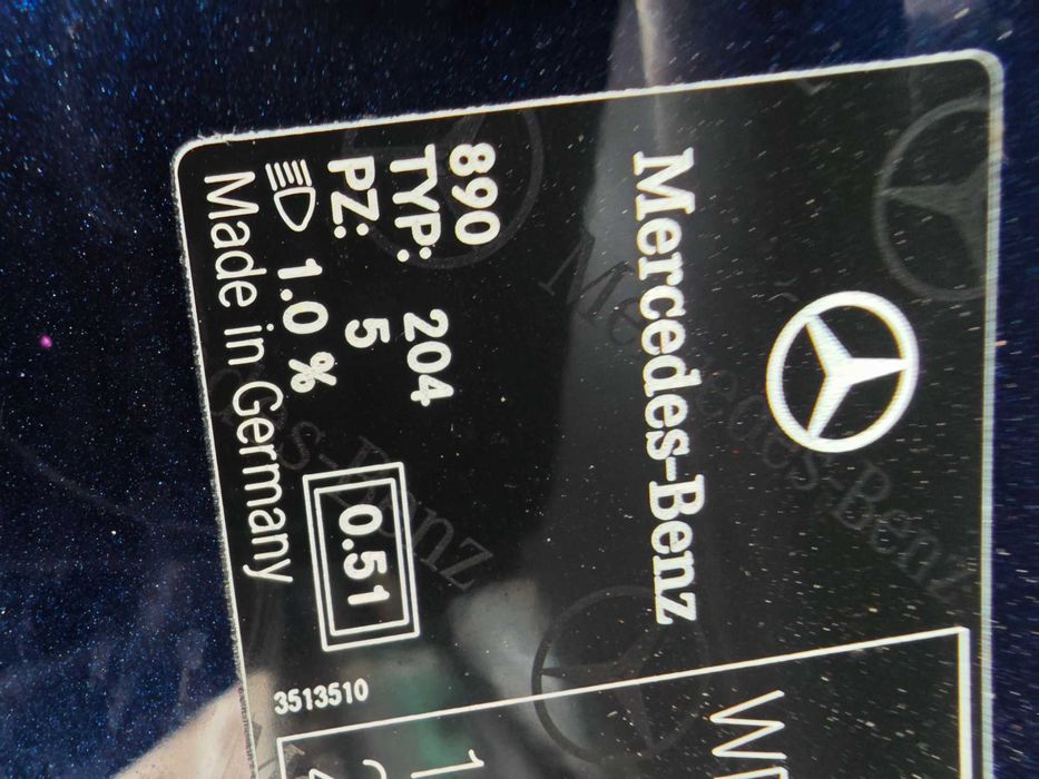 Тъмно син капак 890 Mercedes W204 Facelift преден капак Мерцедес С