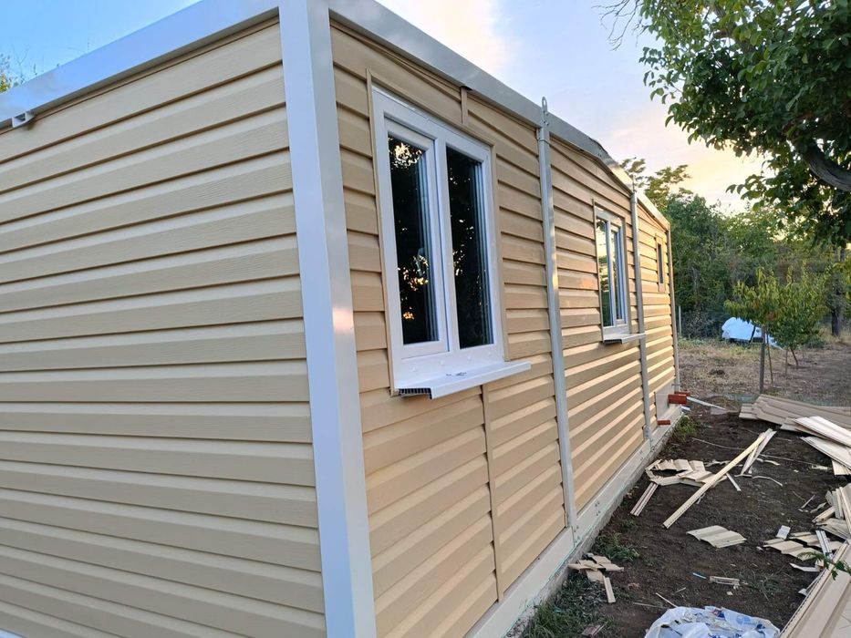 Складов контейнер Павилион за живеене Фургон Наличности