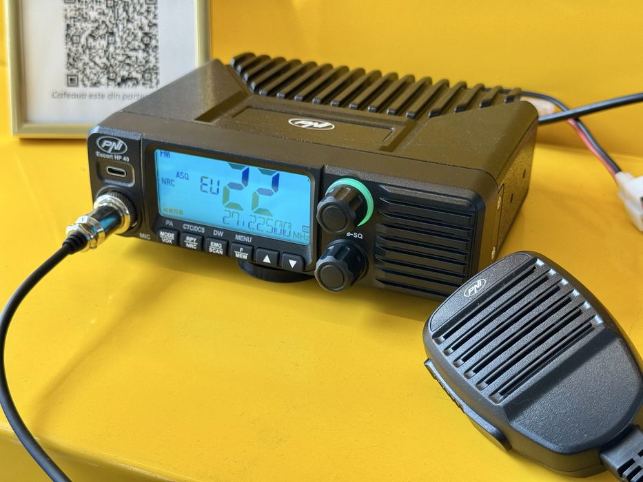 Statie radio CB profesionala PNI HP40 format 1DIN 12-24V NRC