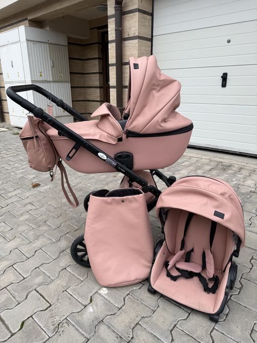 Бебешка количка 2в1 ANEX E/type цвят peach