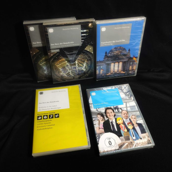 Deutscher Bundestag. Комплект из 5 DVD. Немецкий/Английский