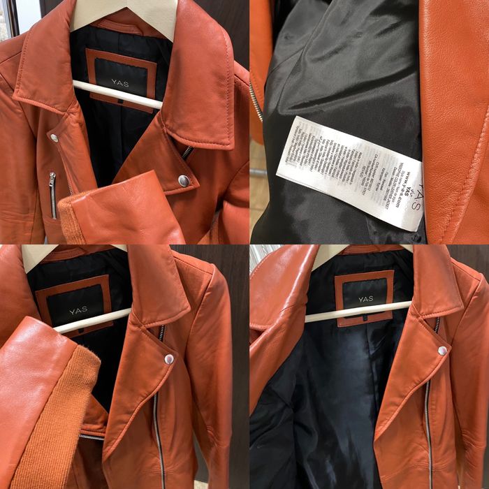 ESPRIT Lamb Leather кожени якета, агнешка кожа, р-р 34