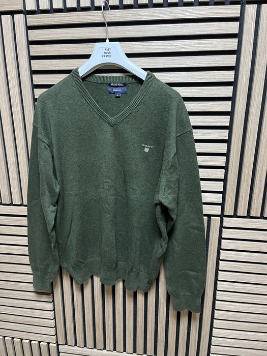 GANT - Premium Cotton V Neck Pull - размер ХЛ / Оригинал
