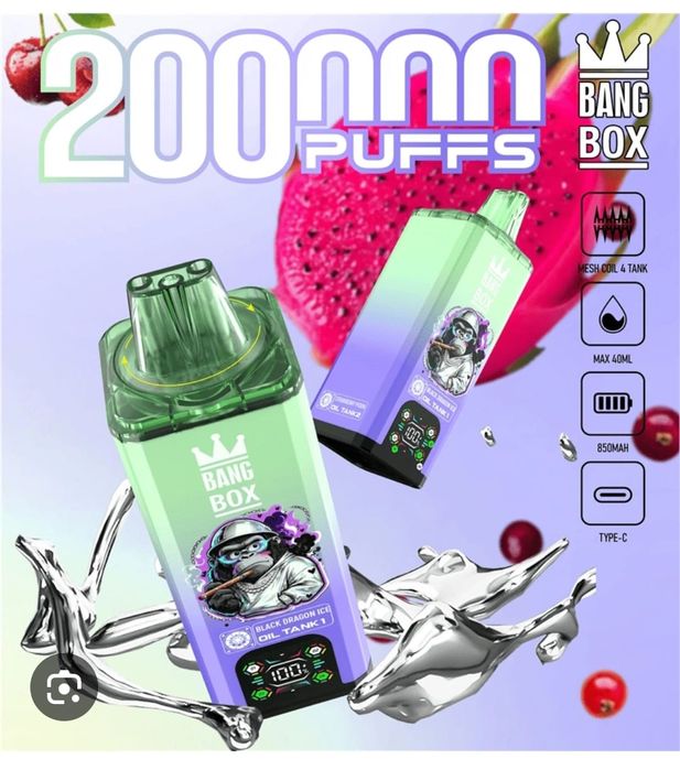 REDUS! 2 Bang Box 200k 8 in 1 Reîncărcabil