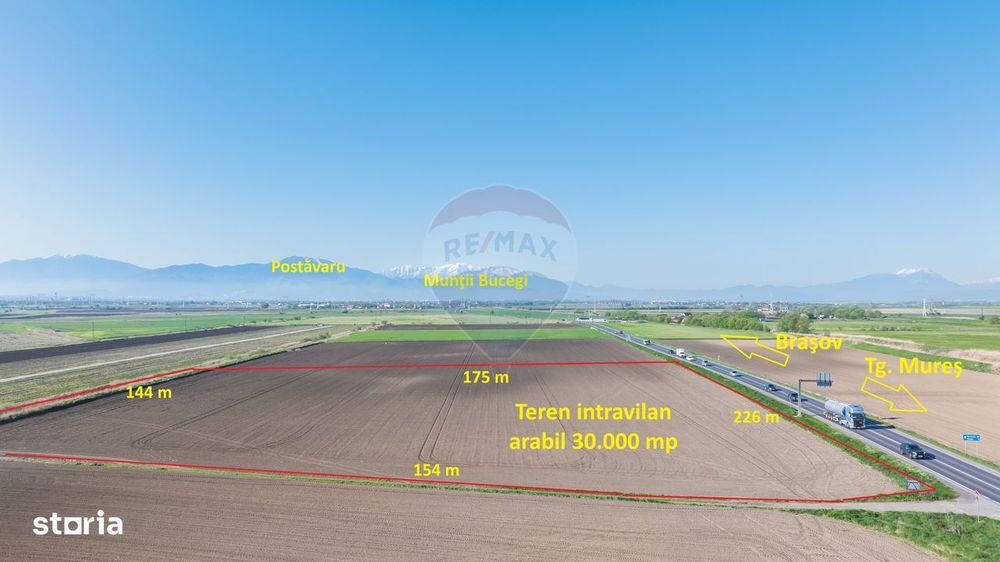 Teren intravilan, 30000 mp, zona Hanul din Ardeal
