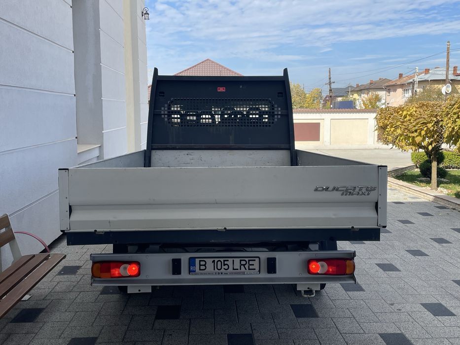Fiat Ducato Maxi 7 Locuri Cabina dubla cu bena mare maxi