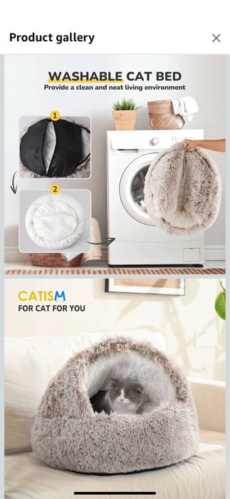 Patuț 2 în 1 pentru pisici/caței