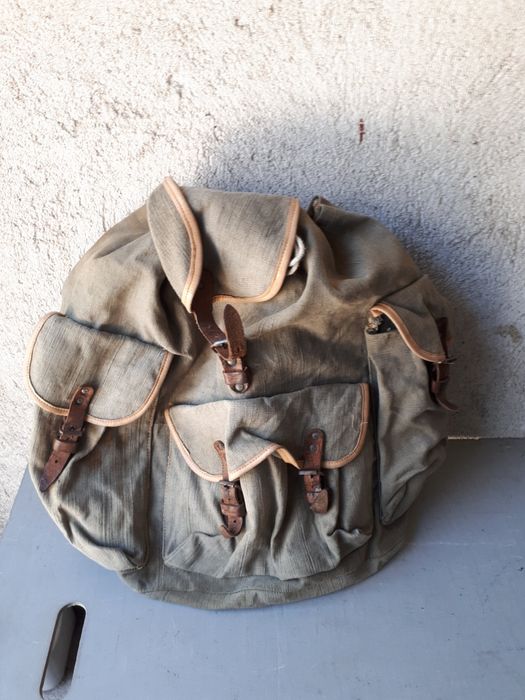 бризентова  раница от времето на  соца