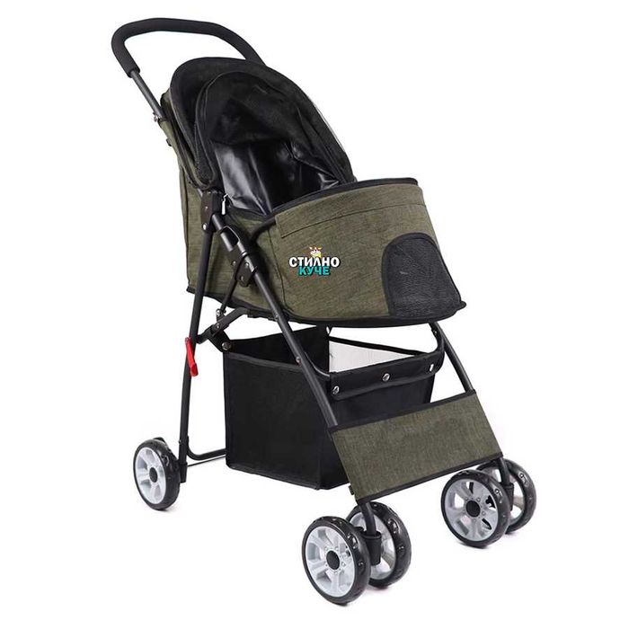 Количка за домашен любимец Транспортна количка за куче или коте