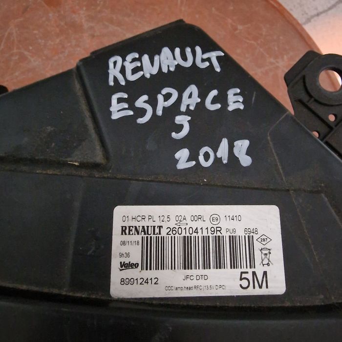 Renault Espace 5  2018 десен фар