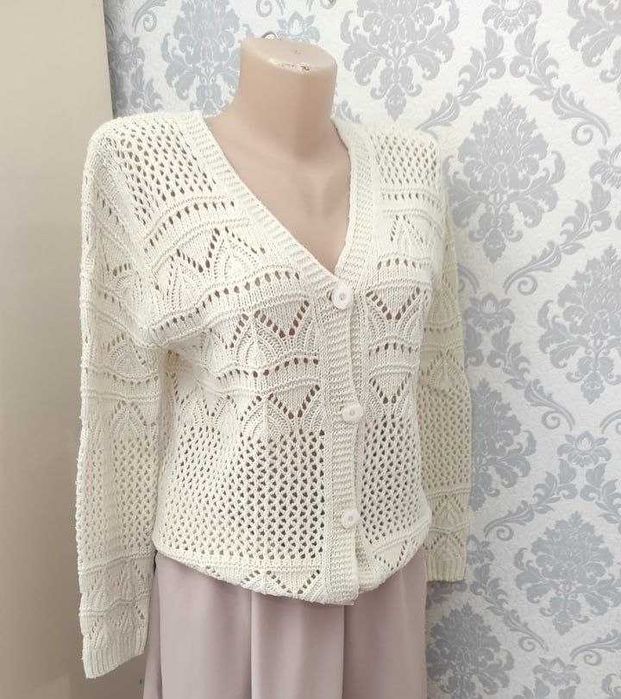 Кофточка ажурная женская