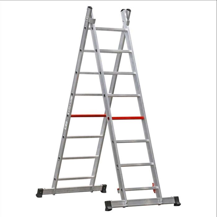 Scara si schela din aluminiu Tele PL PL003 h lucru schela 4.70m, scara dubla 3m