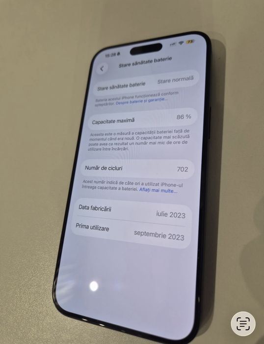 iPhone 15 Pro Max 256 GB Blue Titanium
