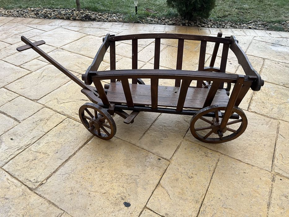 Vand carut lemn vintage