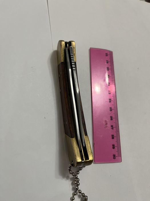 Briceag camping cu doua lame si mecanism blocare L total 215 mm