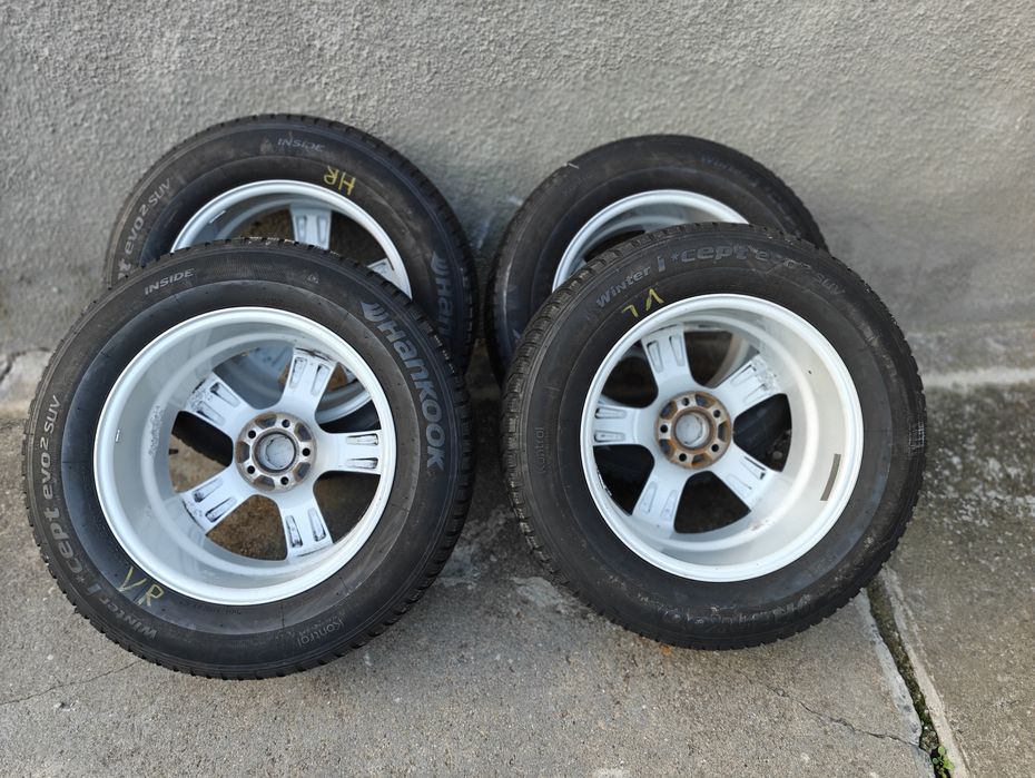 Vând jante aliaj RC Design R17 + anvelope iarnă