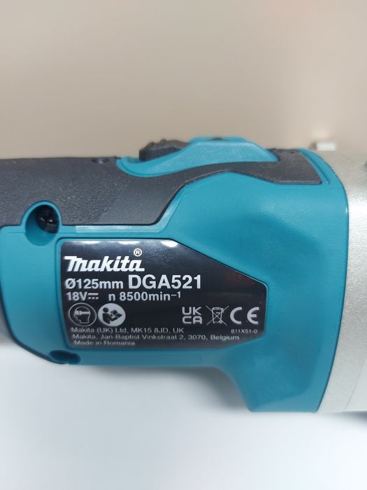 Акумулаторен ъглошлайф Makita DGA521ZX1