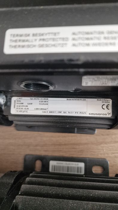 Vând mai multe modele de pompe Grundfos  / Wilo