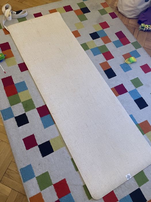 Saltea yoga cauciuc natural/iuta