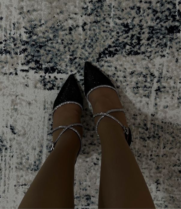 туфли черные блестящие для вечера,выпускного