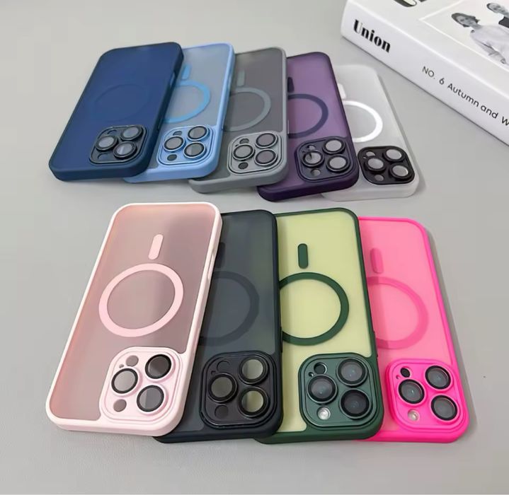 Husa MagSafe cu protectie la camere pt iPhone 16 / 16 Pro / 16 Pro Max