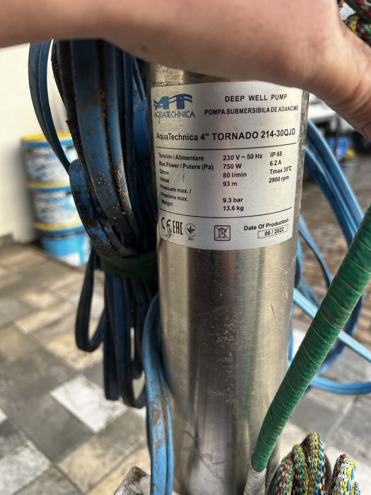 Vand pompa submersibila de adancime