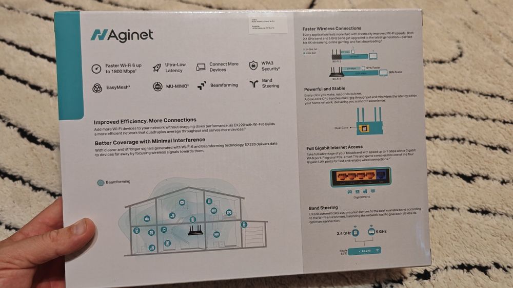 Router Tp-Link EX220 Wi-Fi6 SIGILAT