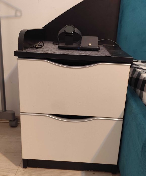 Mobila Dormitor Copil (Dulap + Birou + Pat cu Saltea si Noptiera)