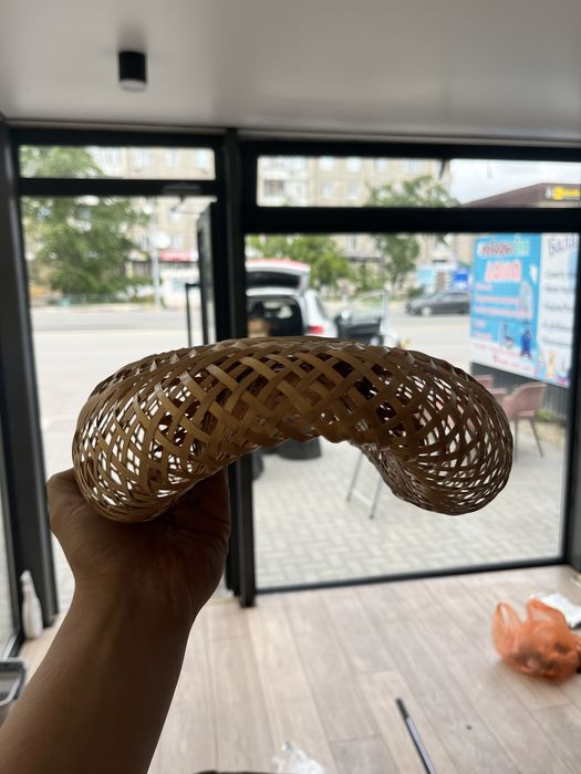 Бамбуковая художественная люстра