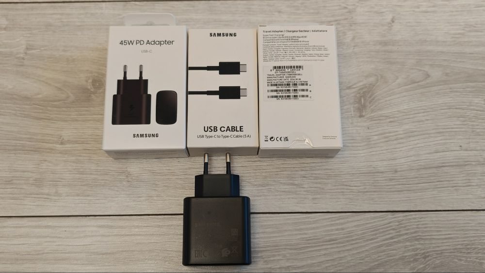 Încărcător Samsung 45w super fast charge 2.0 s25,s24,s23,s22,A54,A54