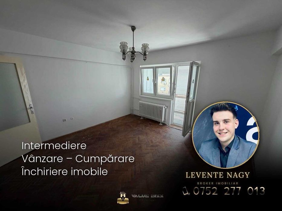 Apartament cu 3 camere decomandate | 66 MP | Carei – zona centrală 0% comision