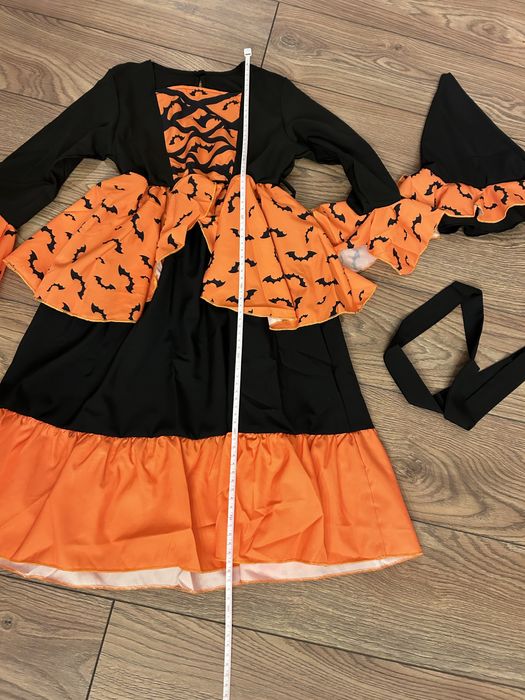 Rochie Halloween Vrajitoare fete 5 - 6 ani