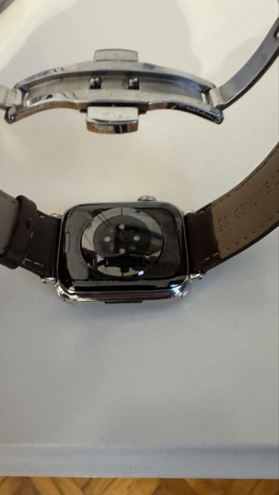Vând Apple Watch 7 stainless (cellular+gps) 45mm