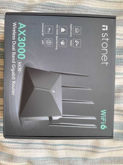 Продавам Stonet AX3000 NX30 WiFi 6 рутер