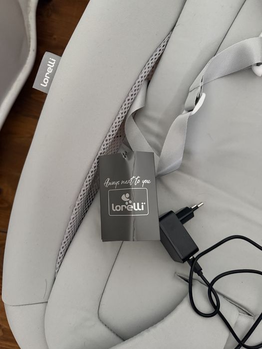 Електрически шезлонг с люлеене Lorelli Premium - Siena, сив