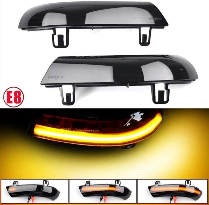 Динамични LED мигачи за странични огледала VW Golf 5 Passat B6
