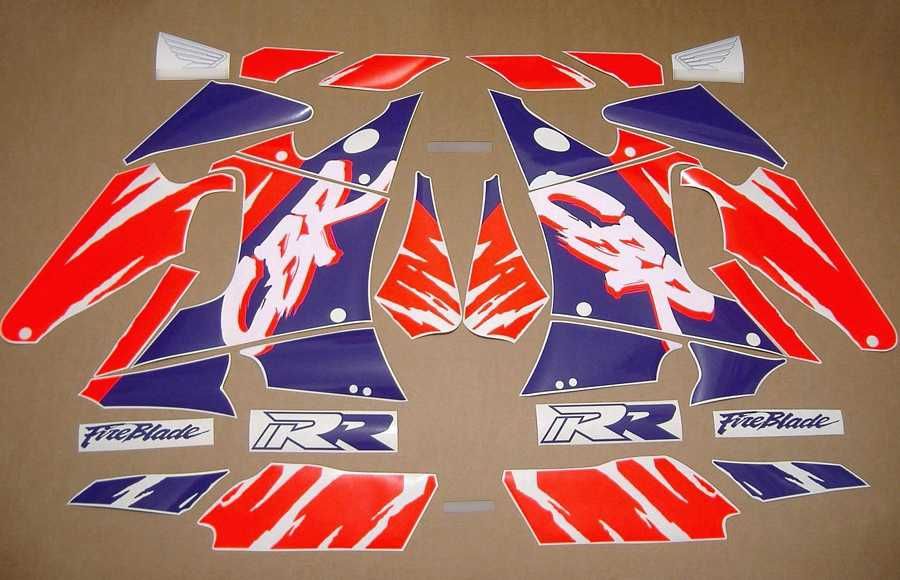 Стикери Honda CBR 900RR Fireblade лепенки хонда цбр 900 rr рр sc28