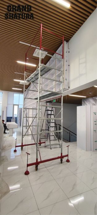 Строительные леса на колесах с поддонами (вышки-туры) легкие, Китай