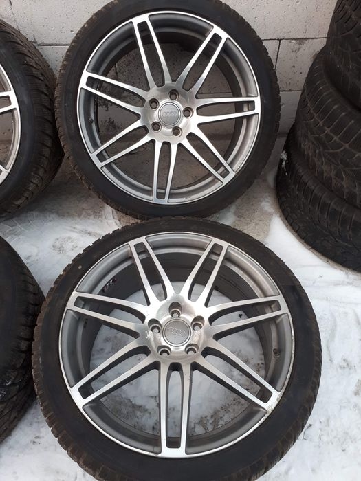 Jante Audi OEM R20 S8/W12+Anvelope iarna DUNLOP