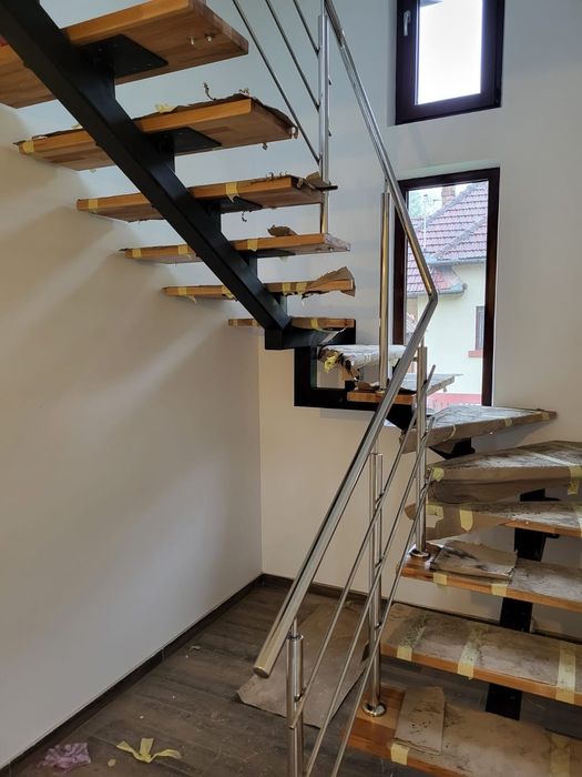 SCĂRI METALICE Interioare, Exterioare, Balustrade INOX , în toată Țara
