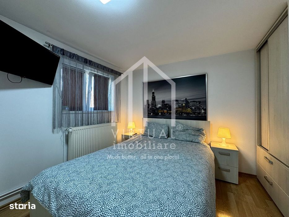 Apartament cu 4 camere, 82mp utili + balcon, recent renovat
